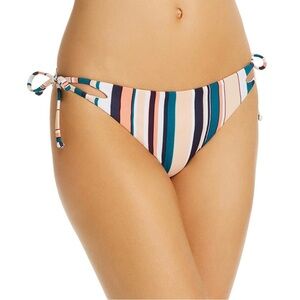 NWT Roxy Womens Milady Blue Full‎ Coverage Bikini Bottom Swimsuit Juniors Sz S